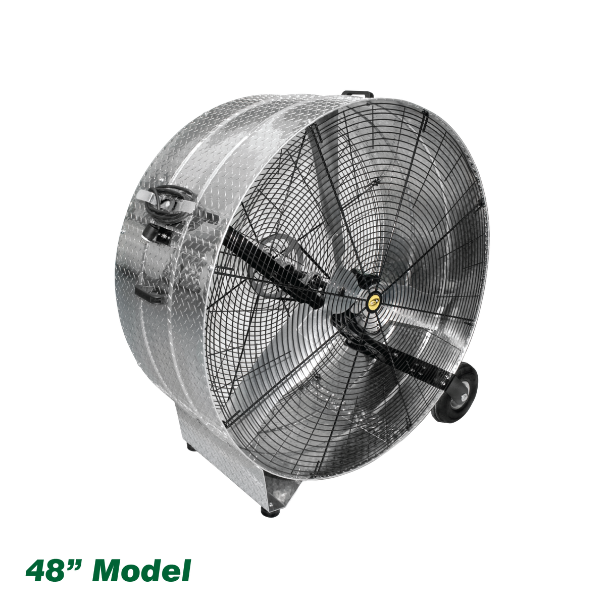 J&amp;D Manufacturing Diamond Brite Portable Drum Fan