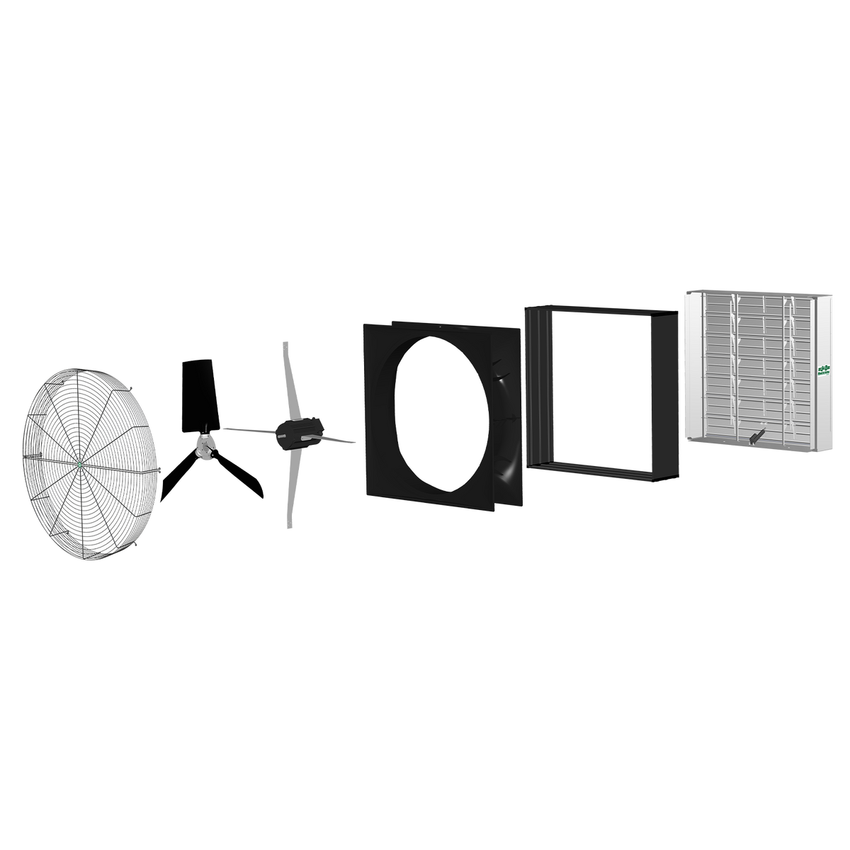 J&amp;D Manufacturing The Force Positive Pressure Fan